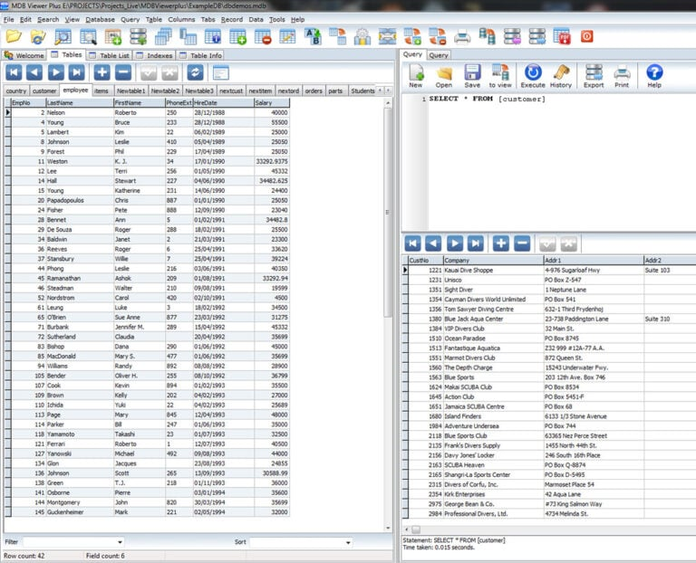 轻量 Access 数据库专用工具-MDBPlus（MDB Viewer Plus）